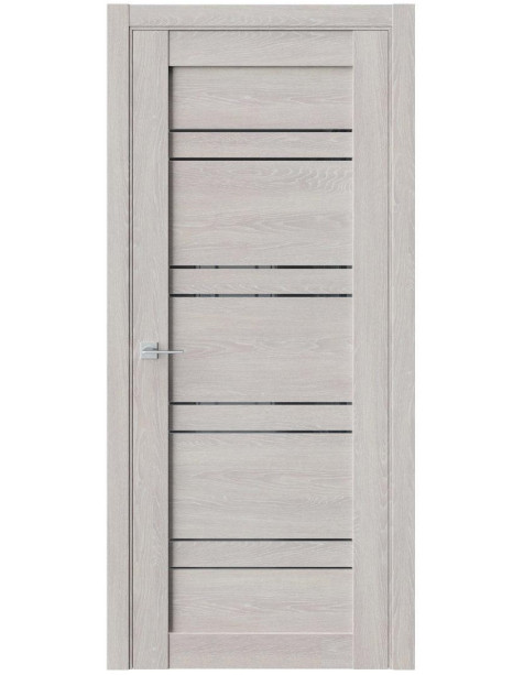 RE51 Дуб серый, с черным стеклом